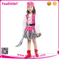 Carnival Party Pink Tutu Dress Kids Pirate Costume